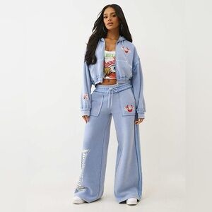 True Religion X Von Dutch Washed Baggy Sweatpant Size Medium